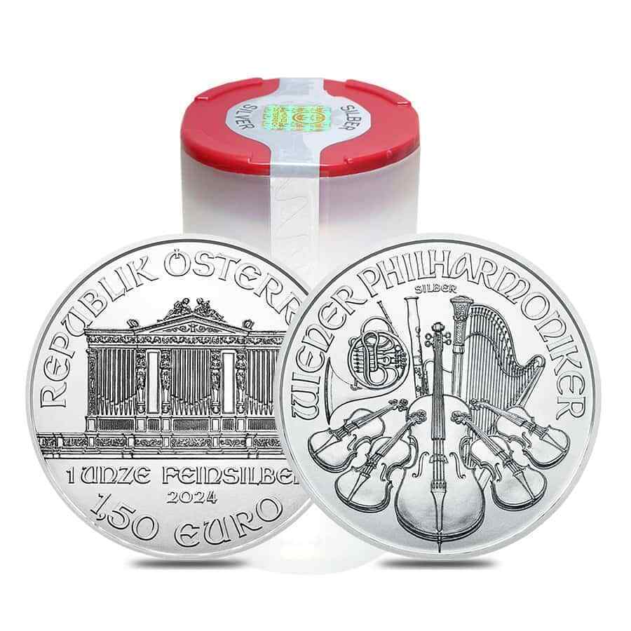 stříbrná investiční mince Wiener Philharmoniker je dlouhodobě nejvýhodnější investice do stříbrné komodity. Nejprodávanější stříbrná mince ve střední a většině západní Evropy si dlouhodobě udržuje vysokou popularitu, dostupnou cenu, dobře se nakupuje i prodává. Masterbox 500 mincí je opatřen originální pečetí pravosti přímo z mincovny.