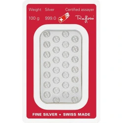 Stříbrný slitek 100 g Argor Heraeus