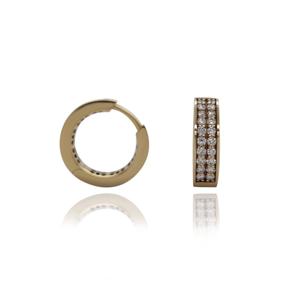 Zlaté šperky FOX® | zlaté náušnice s diamanty | Dům šperků Zlatá Roudná