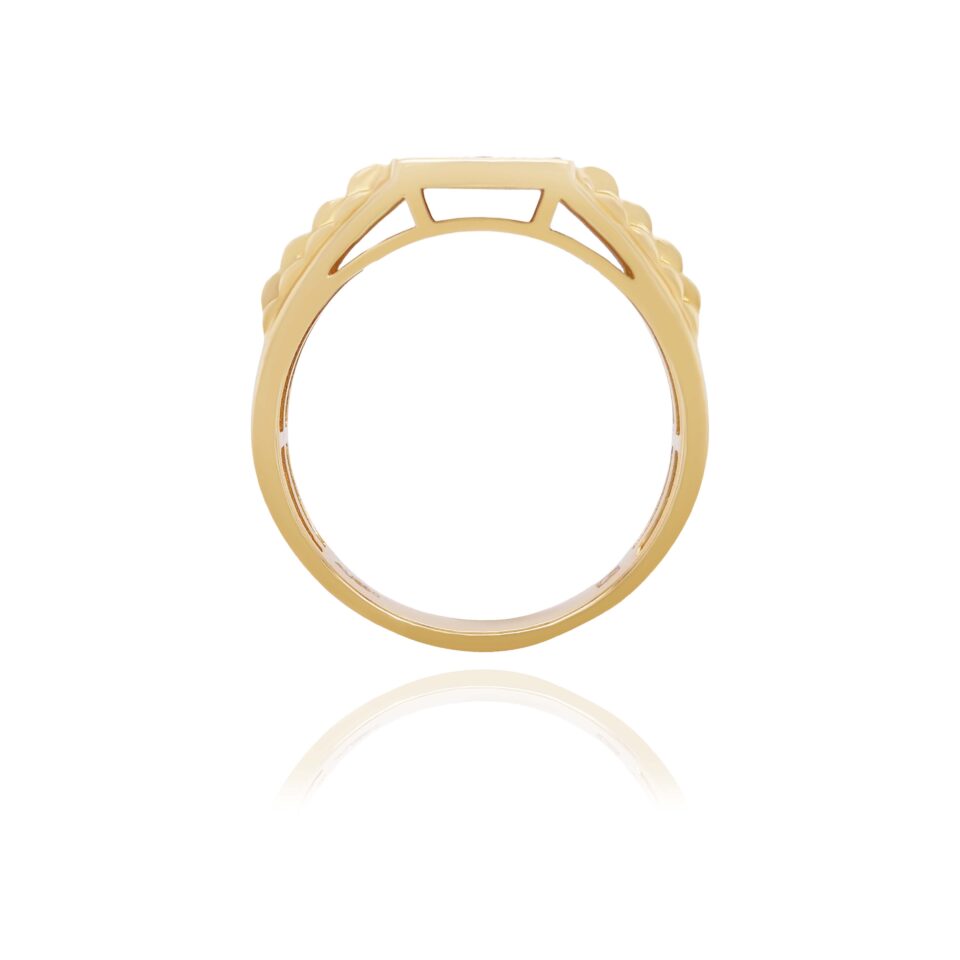 Zlaté šperky FOX® | zlatý prsten s černými diamanty | Dům šperků Zlatá Roudná