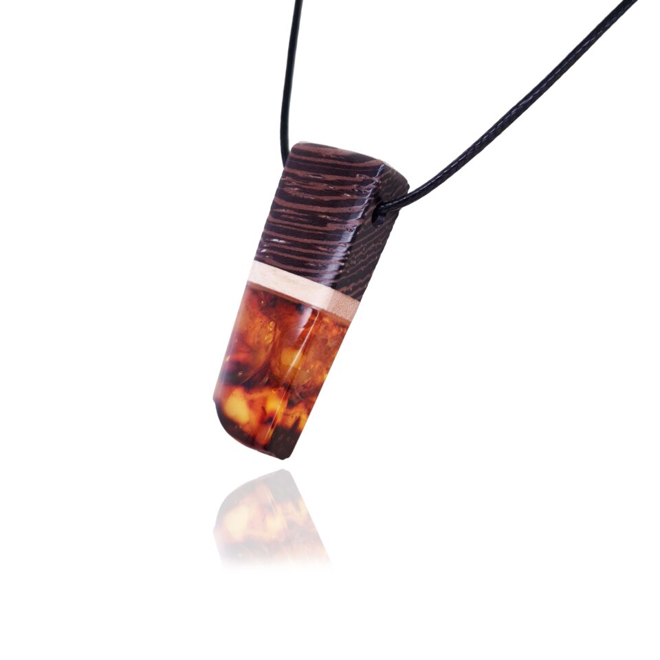 Zlaté šperky FOX® | náhrdelník s jantarem | Dům šperků Zlatá Roudná