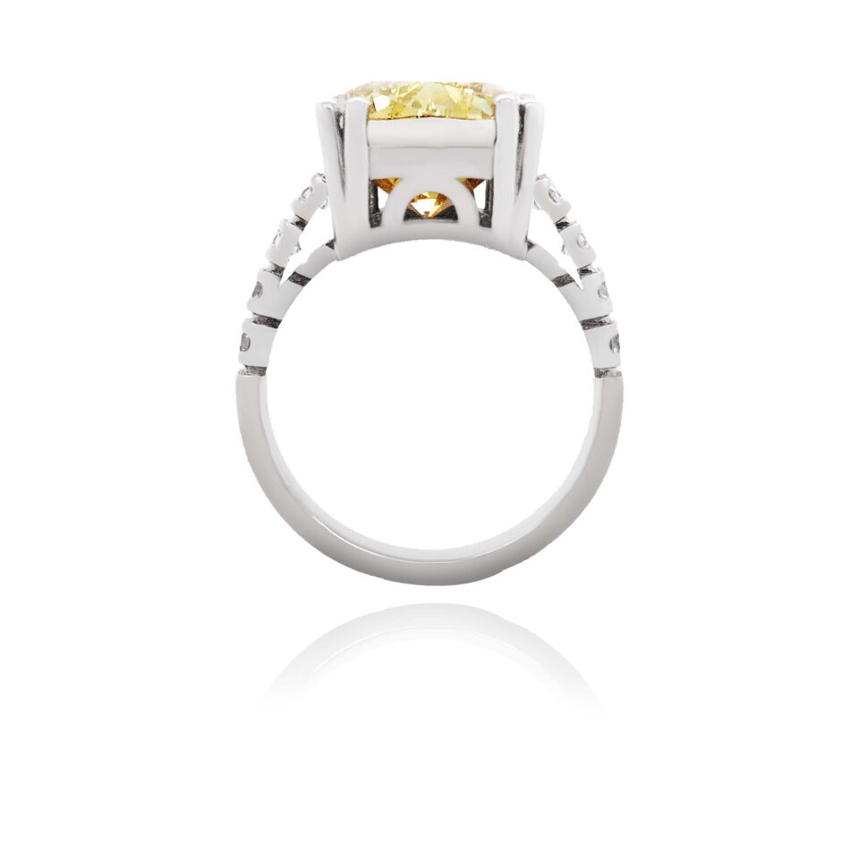 Zlaté šperky FOX® | prsten se žlutým diamantem | Dům šperků Zlatá Roudná