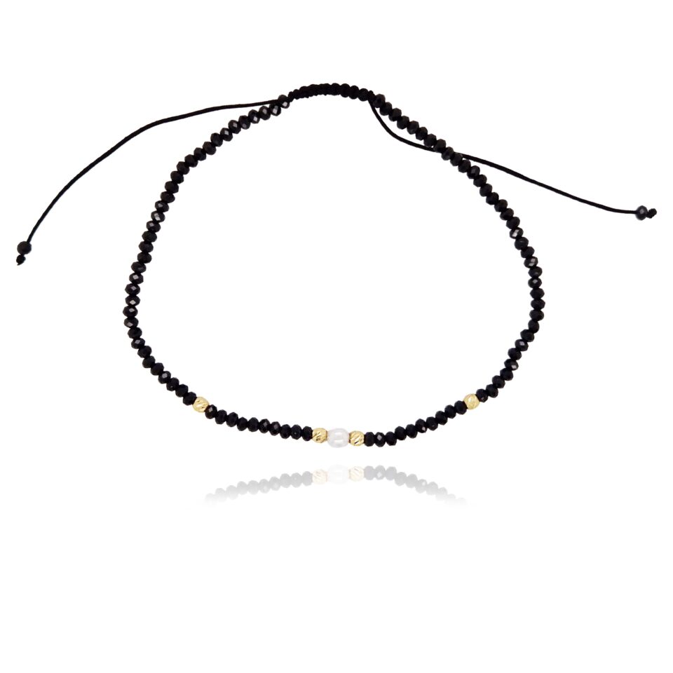Zlaté šperky FOX® | minimalistický perlový náramek | Dům šperků Zlatá Roudná