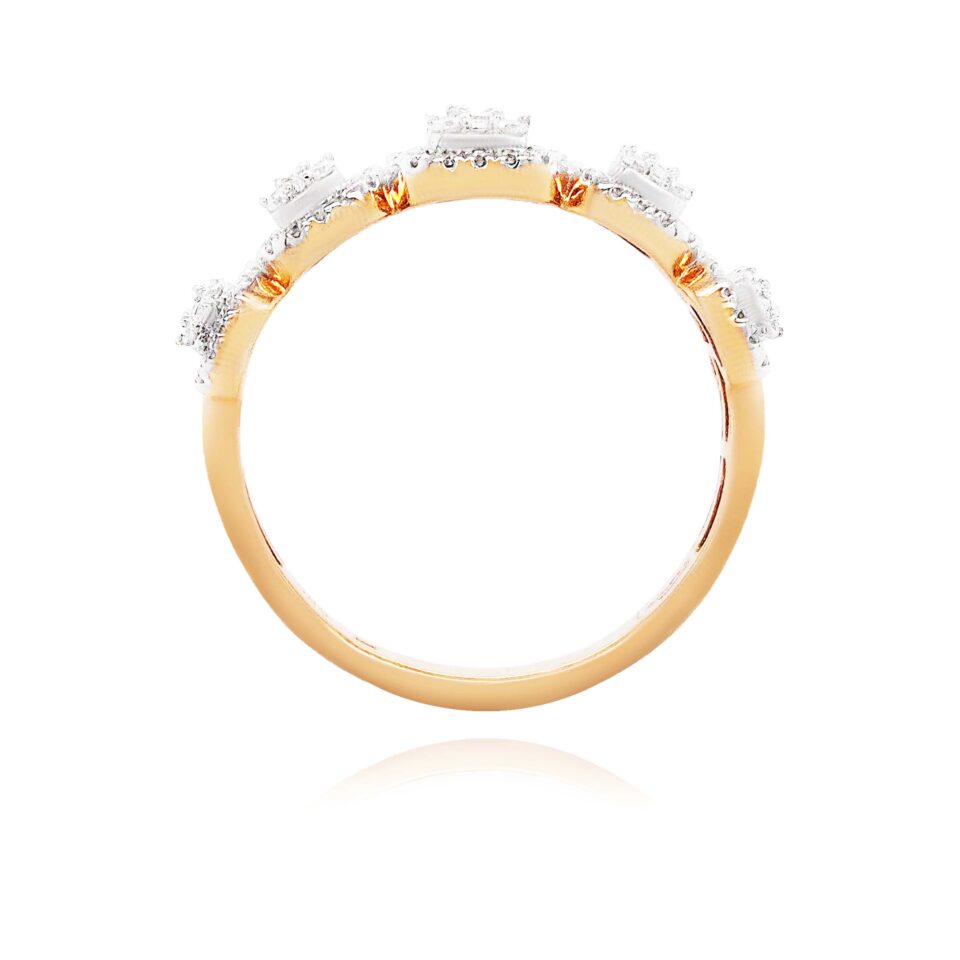 Zlaté šperky FOX® | robustný prsten s diamanty | Dům šperků Zlatá Roudná